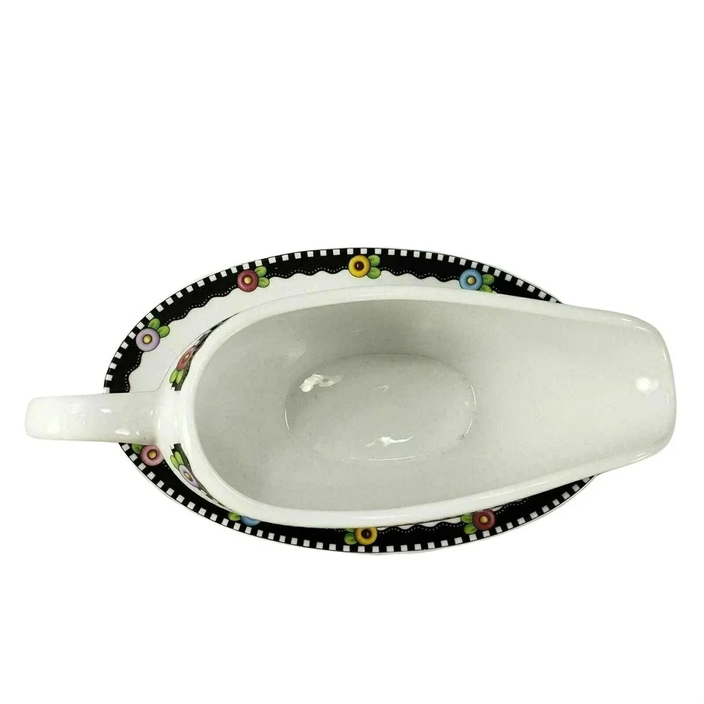 Mary Engelbreit Gravy Boat Underplate Love Home Family Friend Enesco Retired